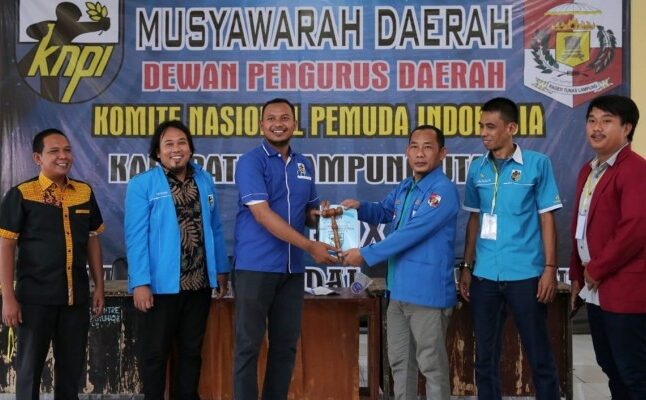 Aklamasi Imausyah Ketua KNPI Lampung Utara 2022-2025