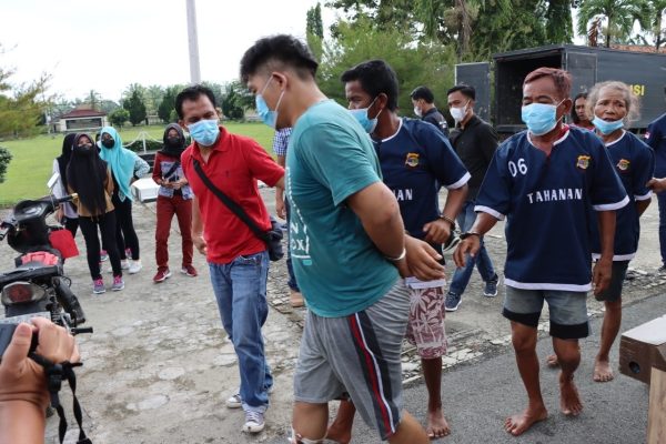 Tm Gabungan Tekab 308 Polres Tulang Bawang Gulung Komplotan Pembobol Spesialis Alfamart