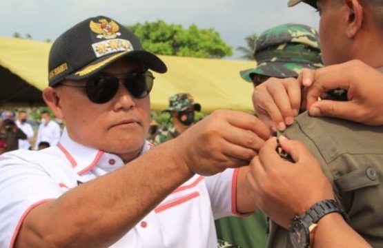 Yon 7 Marinir Diklatsar Satpol PP Lampung Selatan