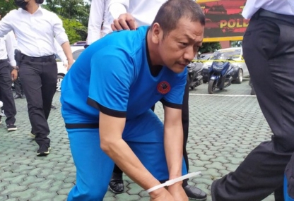Ketua Umum DPP GMBI Fauzan Tersangka Provokasi dan Penghasutan Ditahan di Polda Jawa Barat