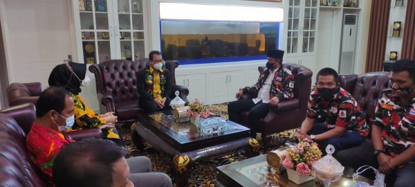 Sukseskan Visi-Misi Walikota Metro, Laskar Merah Putih Melakukan Audiensi