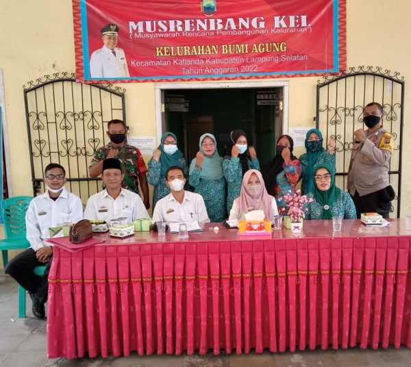 Kelurahan Bumi Agung Gelar Musrenbangkel