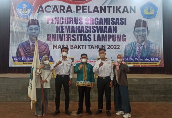 Pengurus UKM KSR PMI Unila Periode 2022 Resmi Dilantik