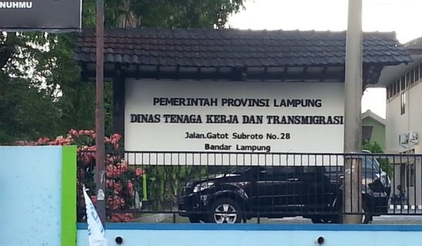 Bayu Pertanyakan Proses Laporanya di Disnaker Provinsi Lampung