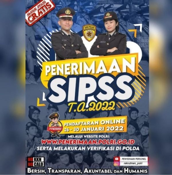 Pendaftaran SIPSS Polri 2022 Kembali di Buka, Cek Syaratannya