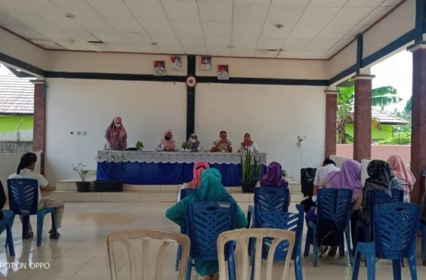 Pol PP Kecamatan Labuhan Maringgai Kawal Penyuluhan Dinas PPA Lampung Timur