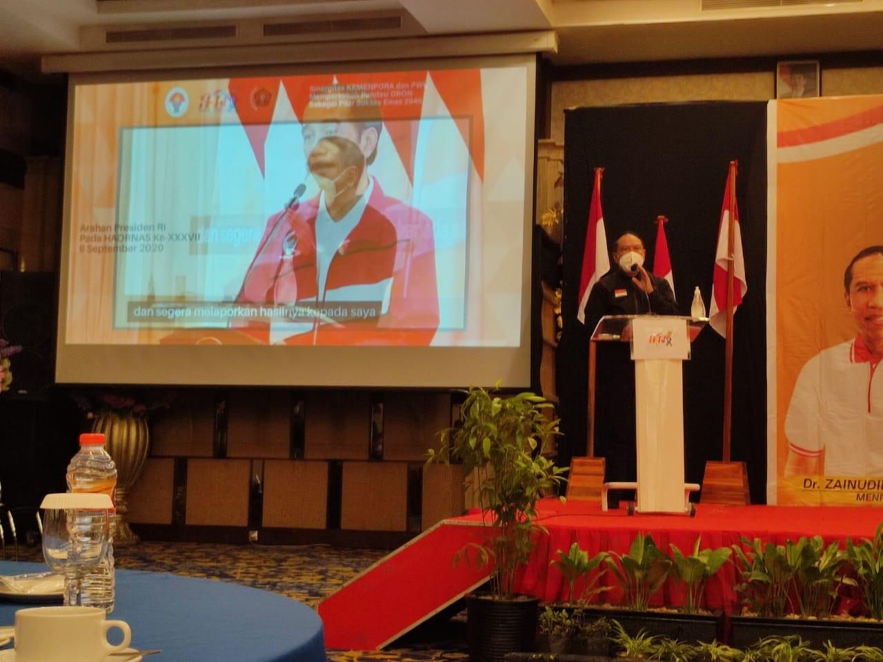 Pesan Presiden Review Sistem Olahraga Nasional Dihari Puncak HPN Menpora Paparkan Langkah Konkrit