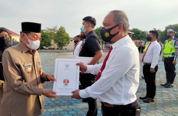 Bupati Mesuji Beri Penghargaan Polres Mesuji Ungkap 15 Kg Sabu
