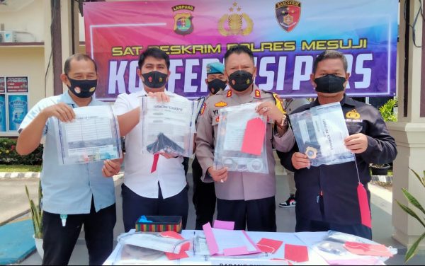 Polres Mesuji Ekspose Dua Kasus Hasil Operasi Cempaka