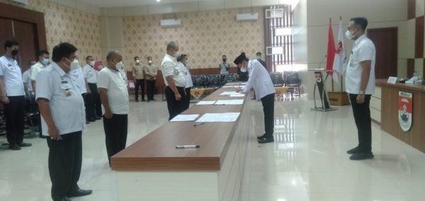 Tekad Bersih dan Bebas KKN Pemkab Mesuji dan ASN Tanda Tangani Fakta Integritas