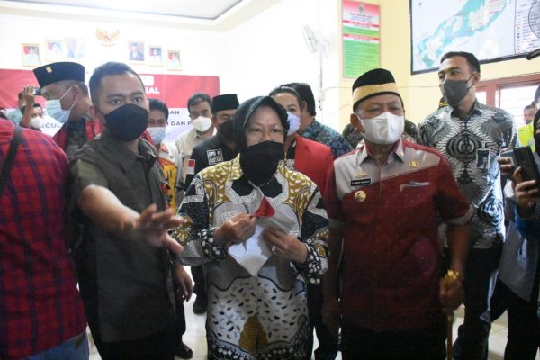 Di Lampung Timur Mensos Risma Isntruksikan Maksimalisai Bantuan