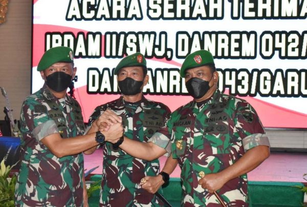 Pangdam II/Sriwijaya Pimpin Sertijab Danrem 043/Gatam