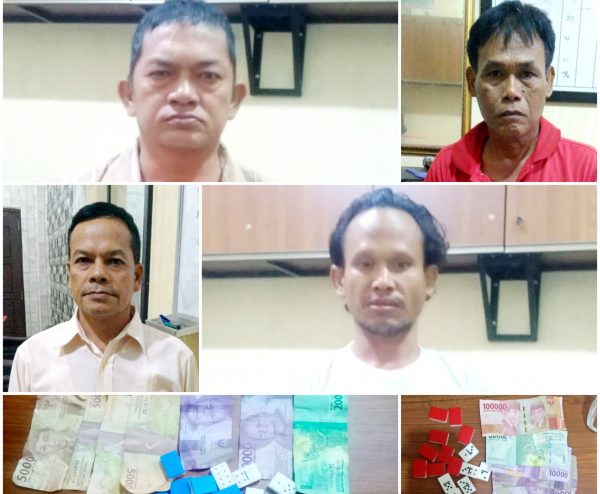 Operasi Cempaka Polres Kota Metro Gulung Komplotan Warga Terlibat Judi Togel dan Gaplean di 15 B Barat