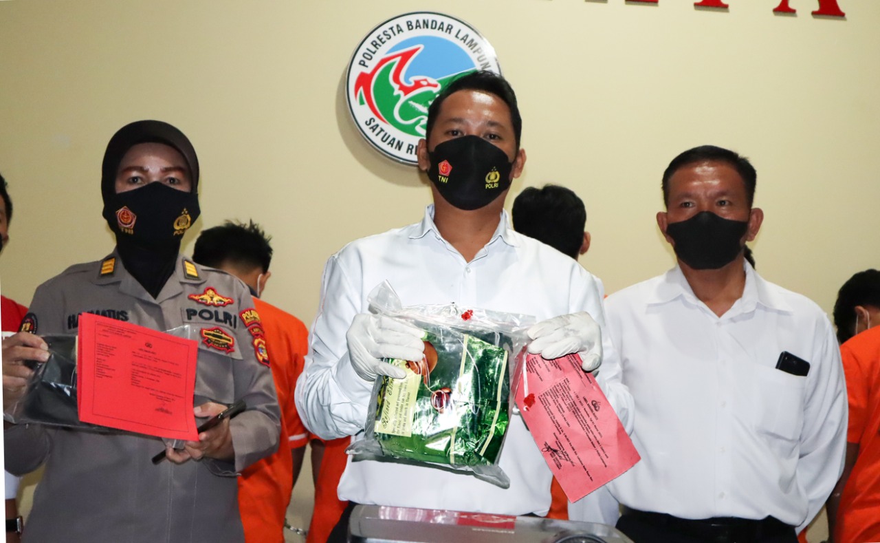 Dua Pengedar Sabu di Bandar Lampung Diamankan Polisi