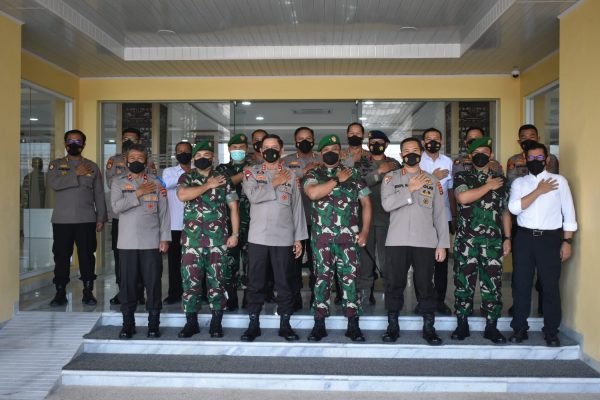 Tingkatkan Kerjasama dan Sinergitas Danrem 043/Gatam Kunker ke Polda Lampung