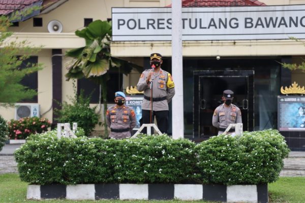 Polres Tulang Bawang Kerahkan 365 Personel Untuk Pam Pilkakam Serentak Tahun 2022