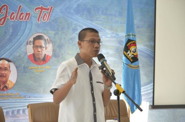 Ketua PWI Lampung Buka Diskusi ‘Disiplin Melawan Human Eror di Jalan Tol’