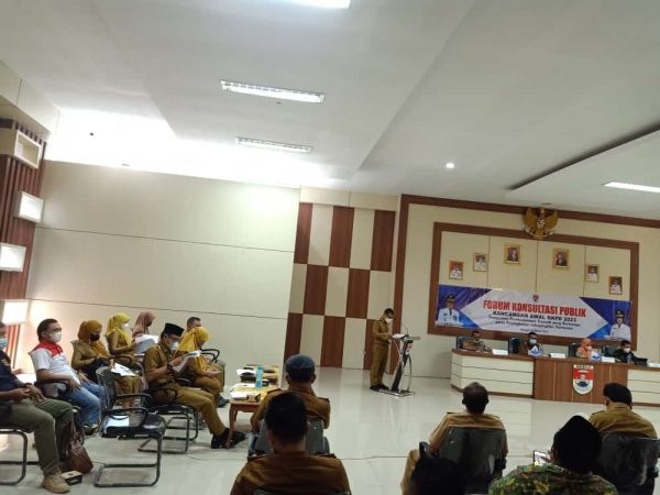 Pemkab Mesuji Melaksanakan Forum Konsultasi Publik