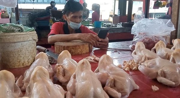 Jelang Bulan Ramadhan Harga Ayam Potong di Bandar Lampung Melonjak Tinggi