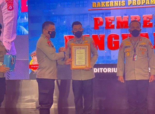 Propam Polda Lampung Raih Penghargaan Kinerja Terbaik Dari Kapolri