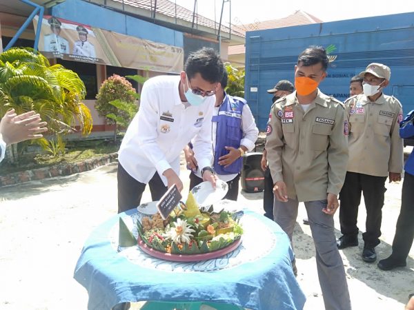 Tagana Bersama Dinsos Mesuji Memperingati HUT Ke 18