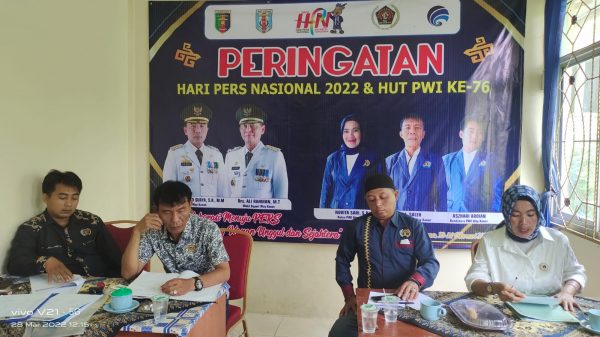Kepanitiaan HPN Dan HUT PWI Tingkat Kabupaten Resmi Dibubarkan