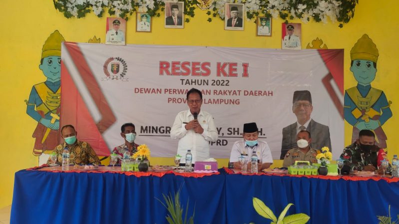Mingrum Gumay Reses di Kecamatan Padang Ratu