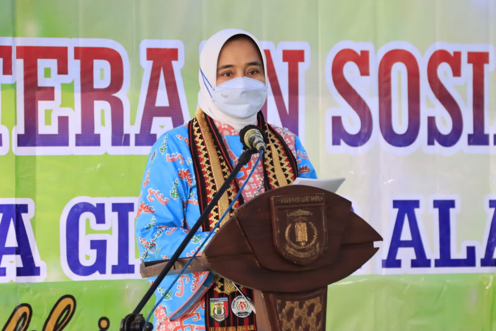 Ketua Umum LKKS Provinsi Lampung Resmikan Pondok Lansia Gimbar Alam Pringsewu