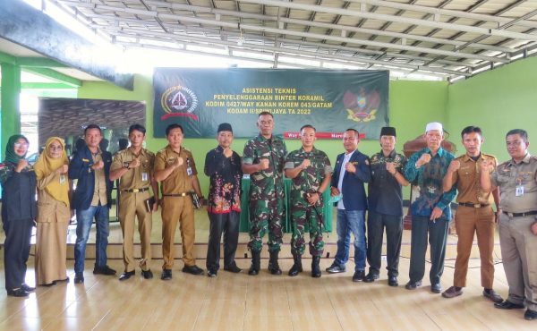 Pengaplikasian Binter Tim Pusterad Melakukan Kunker ke Kodim 0427/WK