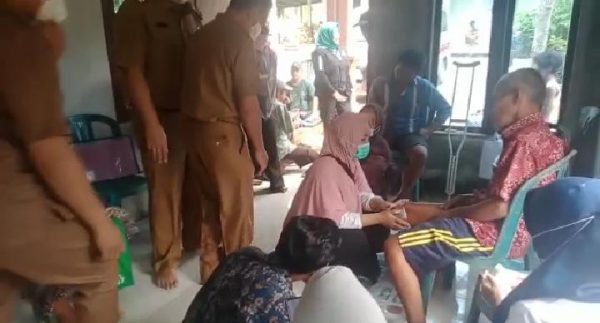 LKS Amanda Bersama Dinsos Tanggamus Bantu Penyandang Disabilitas