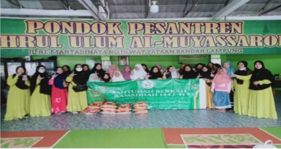 Ramadhan Berkah, BMOIWI Lampung Berikan Santunan ke Pondok Dhu’afa dan Yatim