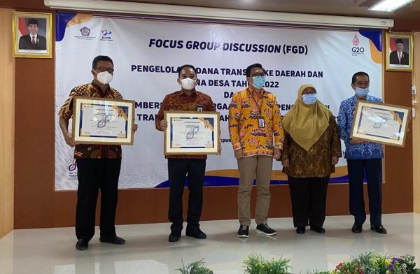 BPKAD Mesuji Raih Pengelola DAK Fisik Terbaik Kedua Tingkat Nasional