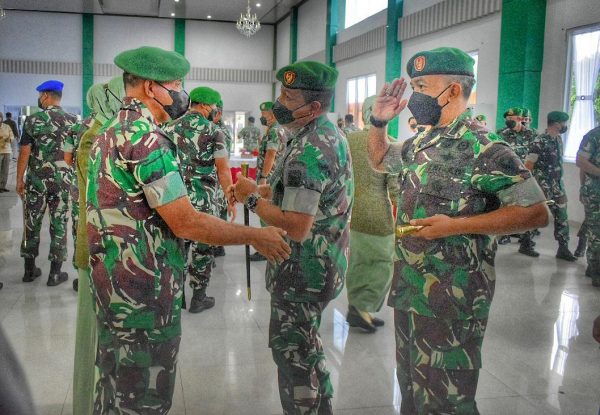 Dandim Way Kanan Hadiri Penyerahan Tugas dan Tanggung Jawab Jabatan Kasrem 043/Gatam
