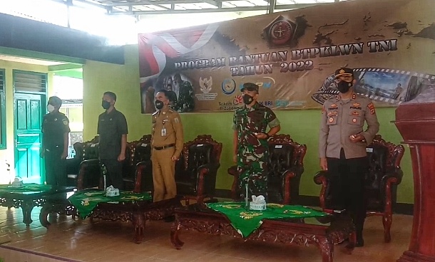 Disaksikan Unsur Forkopimda Dandim 0427/Way Kanan Serahkan BTPKLWN