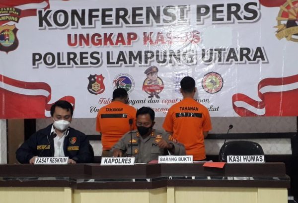Polisi OTT Pejabat Dinas PMD Lampung Utara BB Uang Tunai Rp36 juta Kadis Belum Tersangka