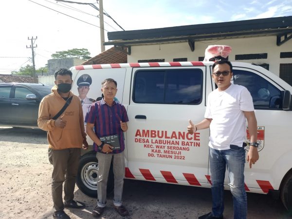 Dari DD Desa Labuhan Batin Miliki Mobil Ambulance