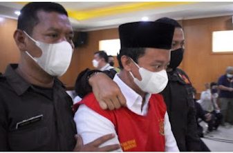 Pengadilan Tinggi Kabulkan Banding JPU Vonis Herry Wirawan Tetap Hukuman Mati Terdakwa Kasasi