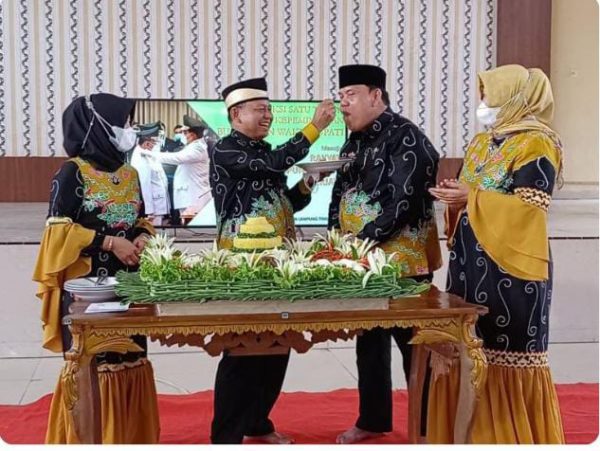 Dawam Dan Azwar Rayakan Kepemimpinan 1 Tahun Pimpin Lampung Timur