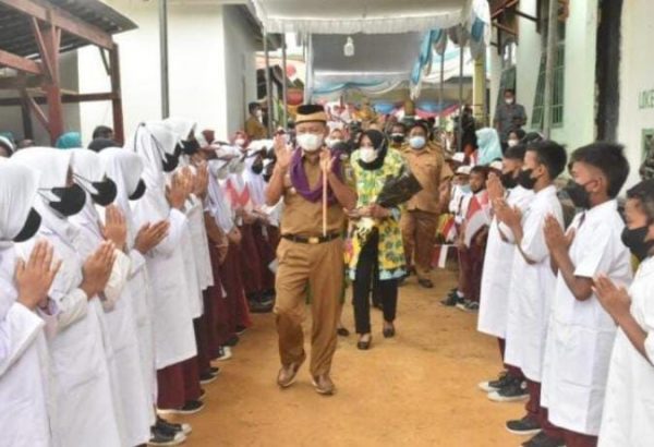 Bupati Lampung Timur Buka Acara BBGRM Di Labuhan Meringgai