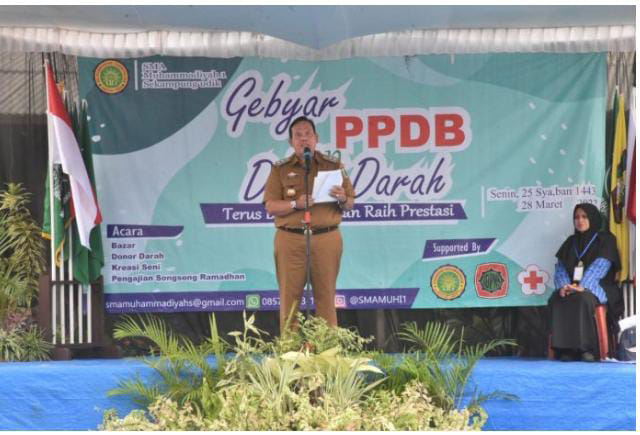 Wakil Bupati Buka Gebyar Bazar PPDB Mengandung Sari