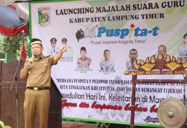 Dawam Rahardjo Buka Acara BBGRM Tingkat Kabupaten Lampung Timur Tahun 2022