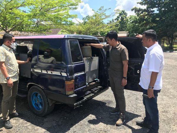 Polres Way Kanan Amankan Pelaku Penyalahgunaan Pengangkutan dan Niaga BBM Subsidi