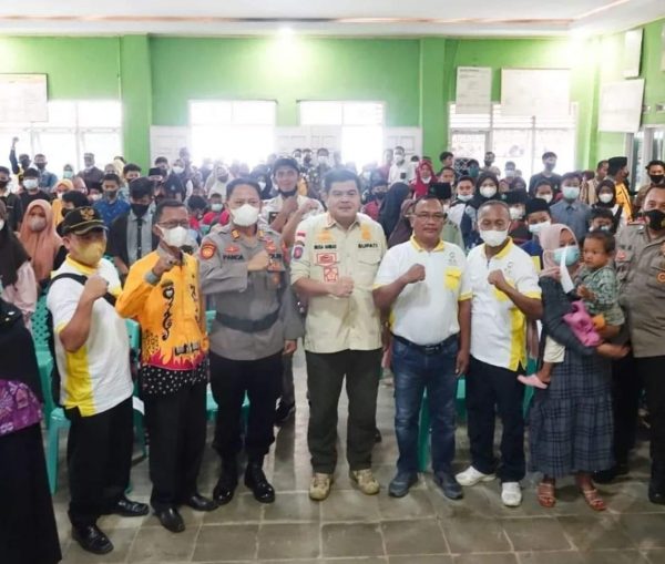 Bupati Lamteng Hadiri Launching Ambulance Gratis dan Bagikan Santunan Anak Yatim