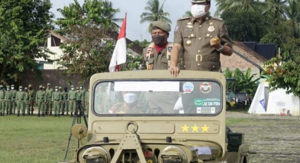 Musa Ahmad Peringati HUT Satpol PP dan Sat Linmas 