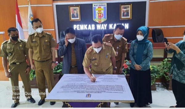 Cegah dan Tangani Stunting, Pemkab Way Kanan Launching DRPPA Desa