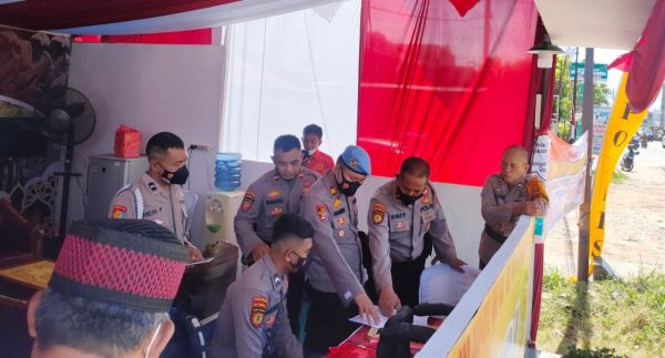 Propam Polres TUBA Sidak ke PAM dan Pos YAN Krakatau 2022, Ini Hasilnya