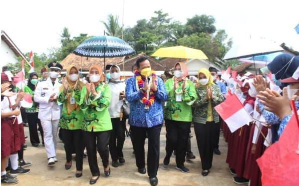Wakil Bupati Lampung Timur Buka Acara BBGRM Di Taman Bogo
