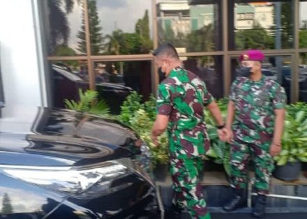 Kunjungan Danbrigif 4 Marinir Ke Polresta Bandar Lampung Bukan Soal Kasus Tokyo Space Cafe