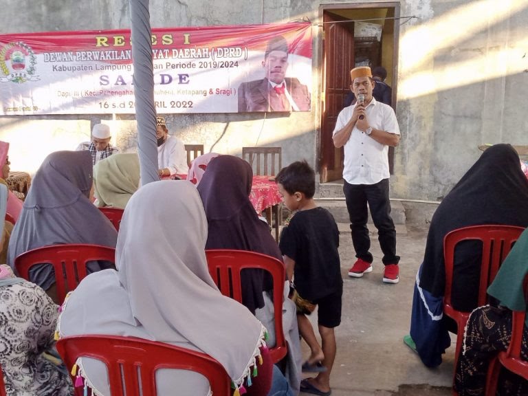 Anggota DPRD Lampung Selatan Sadide Gelar Reses