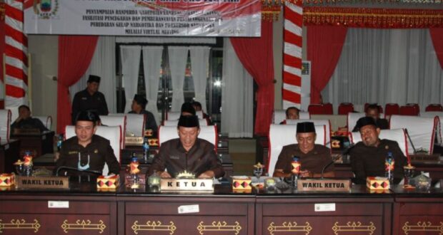 DPRD Lampung Selatan Gelar Rapat Penyampaian Ranperda Pencegahan Narkoba